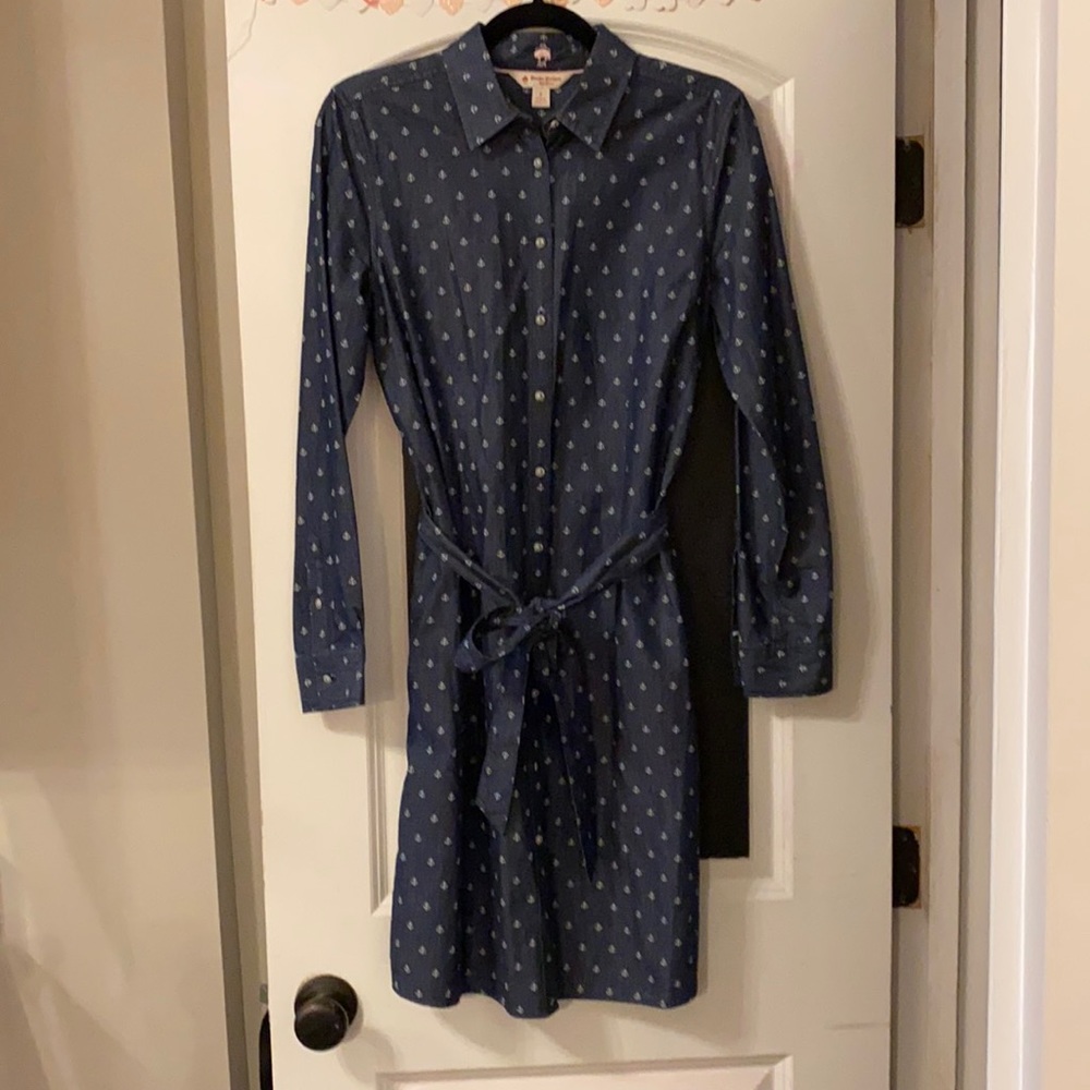 Brooks Brothers EUC Cotton Shirt Dress Size 6